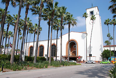 Los Angeles Union Station from Alameda St. May 2011, photo by Richard Boehle