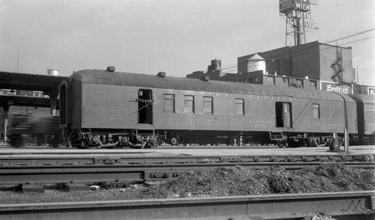 Union Pacific Baggage RPO Car No. 2242 in Denver, June 5, 1949 (Otto Perry photo, courtesy Denver Public Library)